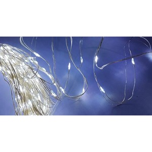 320 LUMIÈRES DE NOËL MICROLED TRANSPARENTES BLANC FROID AVEC ADAPTATEUR 31.9+3MT - Product Image 1