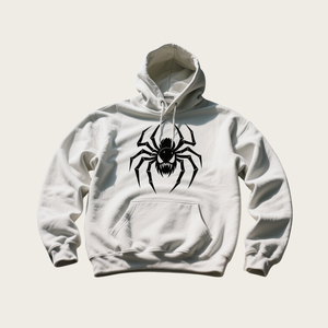 <span class=keywords><strong>Felpa</strong></span> <span class=keywords><strong>con</strong></span> <span class=keywords><strong>Cappuccio</strong></span> in Cotone Certificata Universale <span class=keywords><strong>con</strong></span> Stampa Ragno, Stile Street Fashion, Vestibilità Larga, Casual e Divertente, da Uomo - Product Image 4
