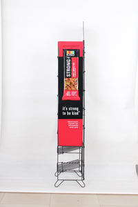 Estante de exhibición de metal de cuatro pisos desmontable y extraíble comercial - Product Image 4