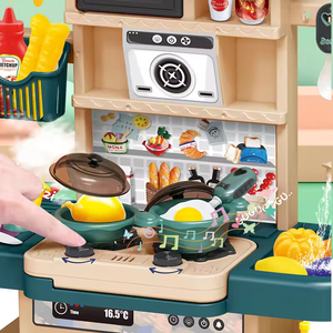 Juego <span class=keywords><strong>de</strong></span> Cocina <span class=keywords><strong>para</strong></span> Niños al por Mayor, 43 Piezas, Juguete <span class=keywords><strong>de</strong></span> Chef <span class=keywords><strong>para</strong></span> Niños, Utensilios <span class=keywords><strong>de</strong></span> Cocina <span class=keywords><strong>para</strong></span> Cortar Frutas, Cocinas <span class=keywords><strong>de</strong></span> Juguete <span class=keywords><strong>para</strong></span> <span class=keywords><strong>Niñas</strong></span> - Product Image 4