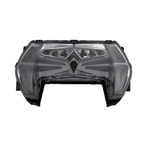 Luces traseras para motocicleta, lámpara de freno trasera con señal de giro, lente ahumada/transparente - Product Image 2