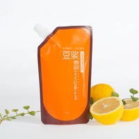 Sachet Doypack à bec verseur laminé pour boissons, conception personnalisée, vente en gros fabricant, pour jus de fruits et autres boissons