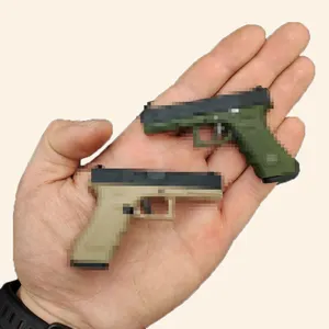 皮斯托拉批发逼真金属格洛克枪玩具户外武器造型模型70毫米装饰品