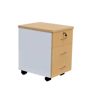 Classeur mobile de mobilier scolaire sur mesure Meuble de rangement pour archives avec poulie