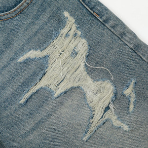 Pantalones Vaqueros Rectos <span class=keywords><strong>de</strong></span> Mezclilla <span class=keywords><strong>de</strong></span> Peso Medio, Transpirables, <span class=keywords><strong>de</strong></span> Cintura Media, Estilo Retro Americano, para <span class=keywords><strong>Hombre</strong></span>, Primavera - Product Image 3