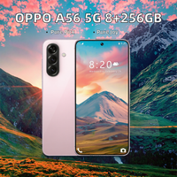 Smartphone Android 15 A56 Octa Core 16+1TB Layar LED Besar 7.3 Inci 5G Dual-SIM Kamera 108MP