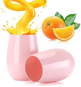 Copa <span class=keywords><strong>de</strong></span> <span class=keywords><strong>vino</strong></span> sin tallo apta para lavavajillas Pink Vasos Desechables Para <span class=keywords><strong>Vino</strong></span> Sin Tallo Copas <span class=keywords><strong>de</strong></span> <span class=keywords><strong>vino</strong></span> <span class=keywords><strong>de</strong></span> policarbonato inastillables - Product Image 6