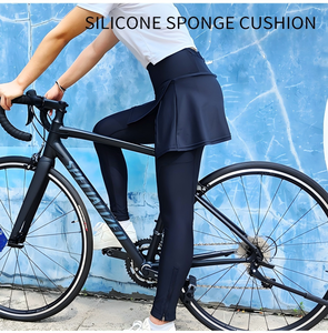 <span class=keywords><strong>Pantaloni</strong></span> Lunghi da Ciclismo per <span class=keywords><strong>Donna</strong></span> con Imbottitura in Gel, Traspiranti e Riflettenti, Leggings <span class=keywords><strong>MTB</strong></span> ad Alta Elasticità - Product Image 3