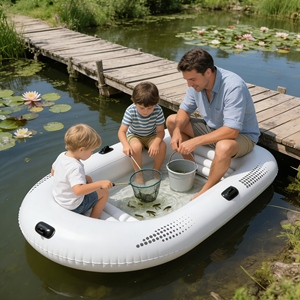 Canoë gonflable à vendre, canoë <span class=keywords><strong>transparent</strong></span>, kayak stable pour les sports nautiques de loisirs et les activités de plein air - Product Image 1
