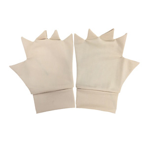 Gants de rééducation demi-doigts élastiques à soutien compressif pour l'entraînement articulaire, le sport et la protection physique - Product Image 3