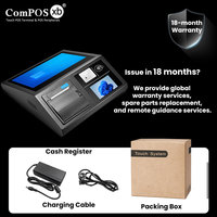 Caja Registradora Táctil Todo en Uno con Buen Precio, Terminal POS para Windows, Máquina de Facturación con Pantalla Táctil de 11.6 Pulgadas, 4GB de RAM y 64GB de SSD