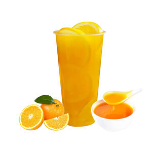 Jugo de Naranja Premium con Jarabe de Azúcar Concentrado para Bebidas a Base de Té y Postres Halal, Jarabe de Frutas Saborizado al por Mayor - Product Image 1