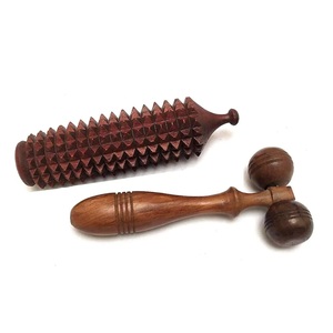 Rodillo de masaje más vendido para aliviar el dolor, masajeador corporal de madera para mujeres y hombres, relajación muscular, alivio del dolor, disponible a precio de exportación. - Product Image 3