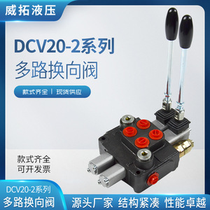 วาล์วควบคุมทิศทางหลายทางแบบลูกบอล Weituo Hydraulics Dcv20-2 แบบทำงานทางเดียว ไหลแรงสูง สำหรับงานเหมือง - Product Image 5