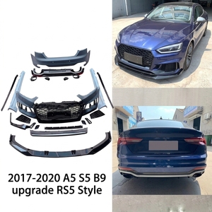 Kit Carrozzeria Stile RS5 per Audi <span class=keywords><strong>A5</strong></span> S5 B9 2017-2020, Aggiornamento Paraurti Anteriore e Posteriore con Griglia - Product Image 2