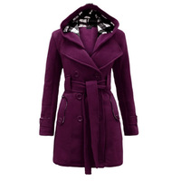 Manteau d'hiver chaud en laine à capuche pour femmes grande taille personnalisé, veste longue en fausse fourrure de vison tissée, nouveau manteau