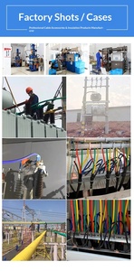 RUNDE PE 2/3/4/5 Inti 1KV Sarung Tangan Susut Panas Pelindung Jari Selubung Kabel 25mm - Product Image 5