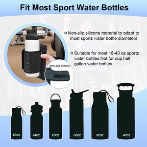 ポータブル大容量ウォーターボトルバッグカスタム防水フィットネス40 OZ磁気ジムバッグウォーターボトルスリーブポーチ - Product Image 5
