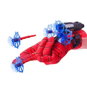 High Quality Spiderman Toys Kids Plastic Cosplay Launcher Super Spiderman Costume Spiderman