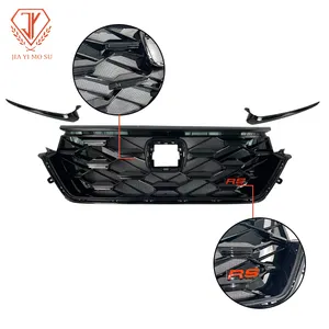 Jy Merk Hoge Kwaliteit Auto Chroom Pp Materiaal Grille Voor Honda Crv Voorbumper Bovenste Grille Rs Stijl Bodykit 2023 2024