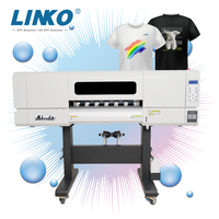 Imprimante numérique DTF LINKO A1 I3200 60cm à prix de gros avec quatre têtes, imprimante jet d'encre textile multicolore pour T-shirts personnalisés