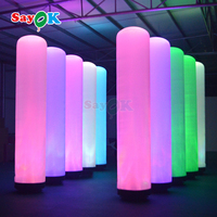 Piliers Romains Gonflables Sayok Éclairage Led Pilier Gonflable avec Ventilateur