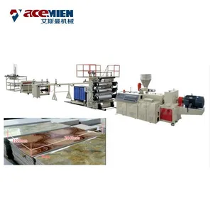 PVC Plastic Artificial Marble Sheet Profile Extrusion Making Machine Production Line
