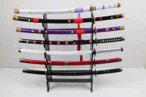 <span class=keywords><strong>Épée</strong></span> longue Shusui de <span class=keywords><strong>Zoro</strong></span> à pulvérisation de précision, 104 cm, en bambou, katana d'anime, pour matériaux bois et plastique, jouet personnalisé - Product Image 5