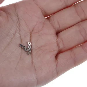 10 ชิ้น/เซ็ตใหม่ 681ZZ ตลับลูกปืนขนาดเล็กโลหะเปิดไมโครแบริ่ง 1x3x1 มม. - Product Image 1