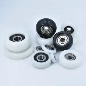 Roda rol plastik tahan lama 4x11x4mm 4x12x4mm 4x12x6mm 4x13x4mm 4x13x5mm 4x14x5 bantalan pelari nilon Pom 4x14x6mm mm