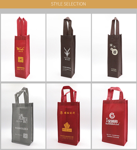 Thick Printed logo Custom Non Woven <strong>Wine</strong> <strong>Bag</strong> - Product Image 2