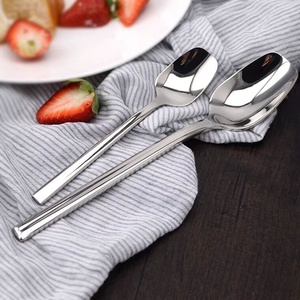 Chất lượng cao tối giản thép không gỉ phương Tây dao kéo bít tết dao nĩa muỗng đặt dùng một lần cho nhà ăn nhà hàng - Product Image 3