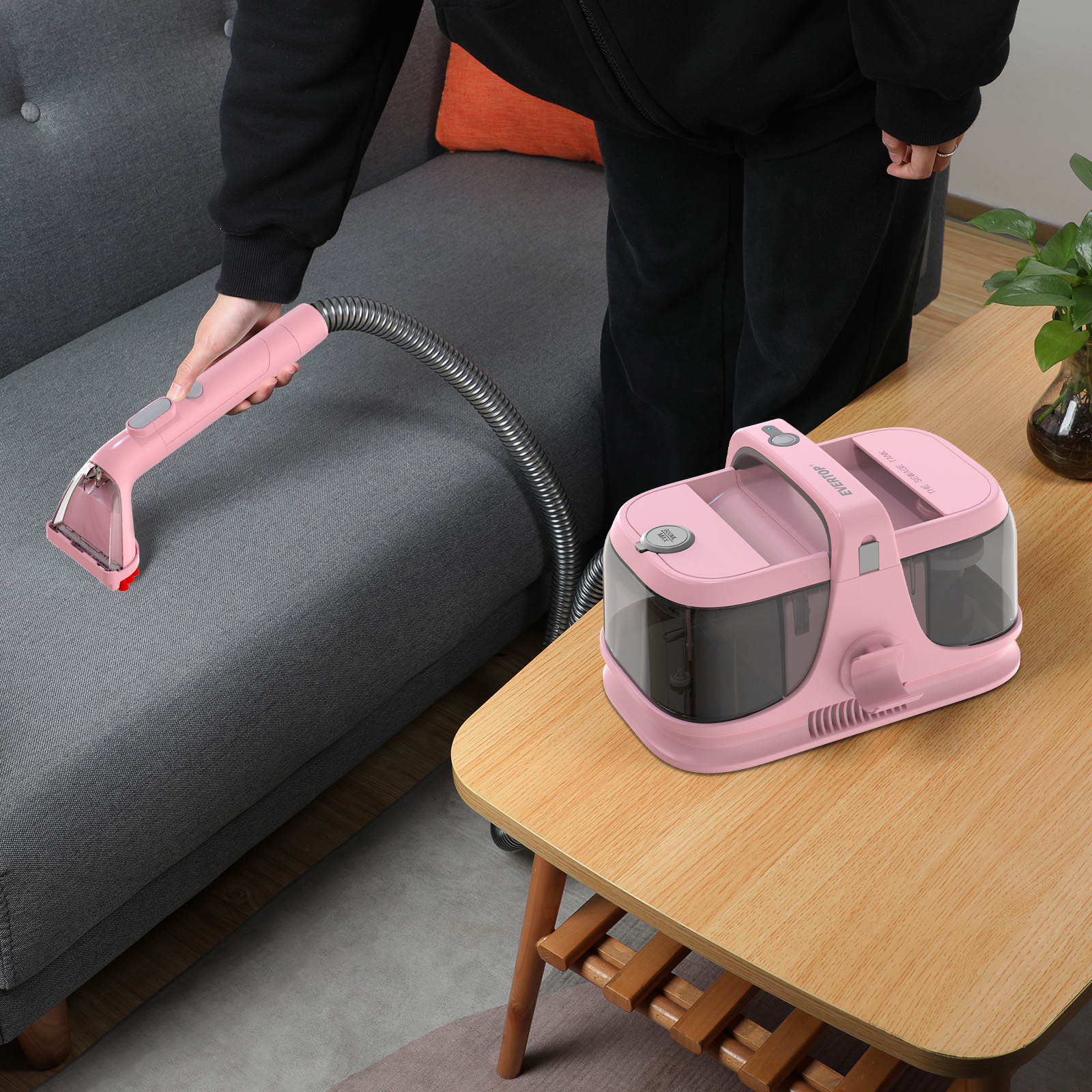 Evertop Newest Wet And Dry Cordless Pet Eraser Vacuum Sofa Carpet Spot