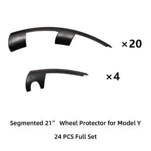 <span class=keywords><strong>Cubierta</strong></span> protectora de llanta de <span class=keywords><strong>rueda</strong></span> segmentada de 21 pulgadas, juego completo de 24 piezas para vehículos de rendimiento modelo Y, antiarañazos de <span class=keywords><strong>rueda</strong></span> de 21 pulgadas - Product Image 6