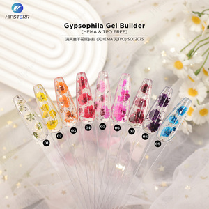 Low Heat Gypsophila Gel <b>Builder</b> HEMA & TPO FREE Dry Flower Nail Extension Gel Non Toxic <b>Builder</b> in a Container Custom Logo - Product Image 6