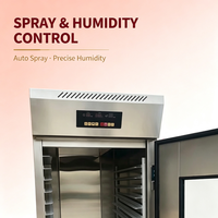 Armoire de fermentation professionnelle pour pâte, 18-40 plateaux, en acier inoxydable, pour boulangerie