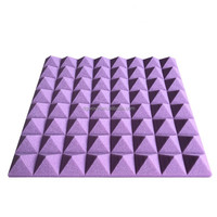Panneaux acoustiques modernes, ignifuges et écologiques pour studio KTV, mousse insonorisante, bords en éponge, formes variées, prix d'usine