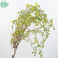 105cm Handgemaakte Kunstmatige Rode Bes Lange Takken Bulk Kunstmatige Fruitbloemen voor Fotografie Props Keukenpresentatie