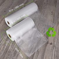 Rouleaux de film plastique gaufré pour scellage sous vide, emballage alimentaire sous vide pour sacs de scellage sous vide