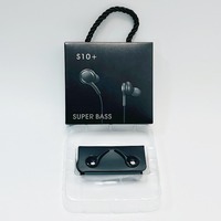 Headphone In-Ear Dengan Mikrofon, Cocok untuk Samsung Galaxy S8 S10 NOTE1, Headphone Berkabel 3.5mm Dengan Mikrofon Terintegrasi