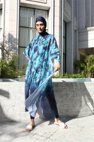 MOTIVE FORCE Maillot de bain musulman personnalisé de haute qualité, couleur et design populaire, imprimé numériquement, grande taille, burkini pour femmes