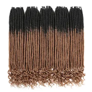 Braiding Crochet Afro Pre Passion Twist Crochet Customized Synthetic Hair Weave Extensions Hot Sale Crochet Faux Dread Lock