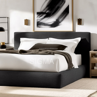 2025 New Designer Minimalist Modernes Hotel Innen schlafzimmer Kingsize-Bett Innen möbel Schlafzimmer Luxus-Schlafzimmer bett
