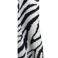 Tissu en polyester et élasthanne tricoté extensible, résistant à l'eau et à séchage rapide, imprimé à rayures zébrées, trame unie, pour vêtements et chaussures