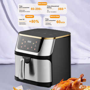 <span class=keywords><strong>Friggitrice</strong></span> ad aria grande capacità 10L elettrodomestici multifunzione quadrato elettrico digitale Touch Display <span class=keywords><strong>10</strong></span> <span class=keywords><strong>litri</strong></span> grande <span class=keywords><strong>friggitrice</strong></span> ad aria - Product Image 4