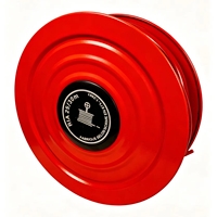 Armoire à enrouleur de tuyau d'incendie en acier inoxydable et acier doux, simple ou double porte, pour systèmes de lutte contre l'incendie et de protection incendie