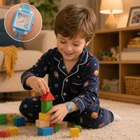 Montre pour enfant en silicone carrée, motif dinosaure de dessin animé, explorateur spatial, à quartz, résistante à l'eau, pour simuler le temps, cadeau