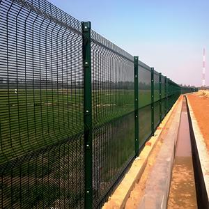 Valla de seguridad de prisión de alta resistencia 358, red de malla de alambre de acero de hierro galvanizado antiescalada para puerta de construcción, privacidad - Product Image 2