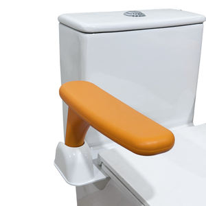 Rieles de inodoro de seguridad de equilibrio mejorado para personas mayores, placa de hierro galvanizada para discapacitados, barra de agarre para baño, manija para ancianos - Product Image 4