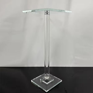 शादी की मेज क्रिस्टल सेंटरपीस 60 सेमी ऊंचाई वाले फूल स्टैंड टेबल सजावट - Product Image 6